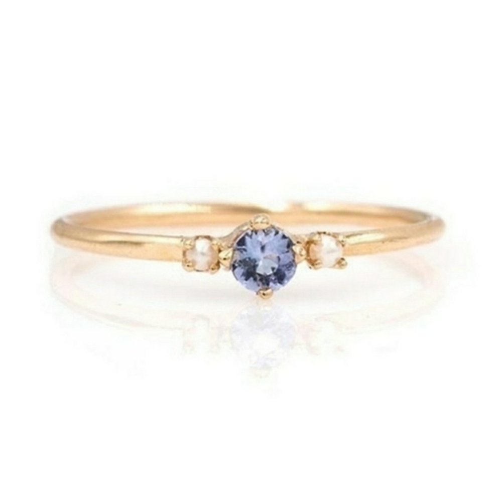 NWT 4 piece 18 k gold plated Women's Ring Set - Picture 8 of 15